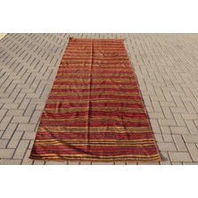 Kayra Export Türk Halısı, Eskitme Halı, Halı, 120 x 290  cm  Sarı Halı,  Banyo Halı, El Dokuma Banyo Halı,  7891