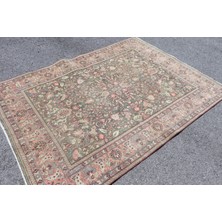 Kayra Export Türk Halısı, Eskitme Halı, Halı, 161 x 219  cm  Yeşil Halı, Anadolusı Banyo Halı, El Dokuma Alan Halı,