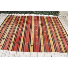 Kayra Export Türk Halısı, Eskitme Halı, Halı, 170 x 240  cm  Kırmızı Halı, Dekoratif Salon Halı,  4247