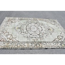 Kayra Export Türk Halısı, Eskitme Halı, Halı, 175 x 269  cm  Yeşil Halı, El Dokuma Büyük Halı, Anadolusı Oturma Odası