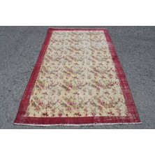 Kayra Export Eskitme Halı, Türk Halısı, Halı, 140 x 221  cm  Bej Halı, Dekoratif Banyo Halı, Yün Banyo Halı,  4151