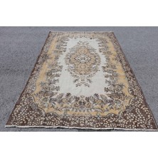 Kayra Export Türk Halısı, Eskitme Halı, Halı, 173 x 272  cm  Beyaz Halı, Organik Büyük Halı, Bohemsı Oturma Odası Hal