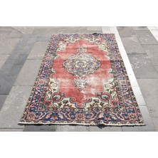 Kayra Export Türk Halısı, Eskitme Halı, Halı, 117 x 204  cm  Kırmızı Halı,  Banyo Halı, El Yapımı Banyo Halı,  3969