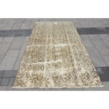 Kayra Export Eskitme Halı, Türk Halısı, Halı, 144 x 252  cm  Yeşil Halı, Bahçe Banyo Halı, El Dokuma Alan Halı,  3901