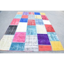 Kayra Export Eskitme Halı, Türk Halısı, Halı, 203 x 289  cm  Gökkuşağı Halı, Anadolusı Salon Halı,  3000