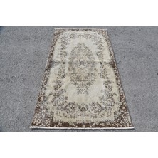 Kayra Export Eskitme Halı, Türk Halısı, Halı, 113 x 203  cm  Kahverengi Halı, Dekoratif Banyo Halı,  5775
