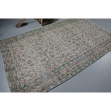 Kayra Export Eskitme Halı, Türk Halısı, Halı, 169 x 275  cm  Bej Halı, El Yapımı Salon Halı, Yün Büyük Halı,  11626
