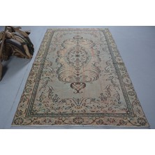 Kayra Export Eskitme Halı, Türk Halısı, Halı, 156 x 262  cm  Kahverengi Halı, Organik Oturma Odası Halı,  11490