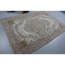 Kayra Export Eskitme Halı, Türk Halısı, Halı, 173 x 261  cm  Bej Halı, Organik Salon Halı, Bohemsı Büyük Halı,  11577