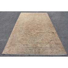 Kayra Export Eskitme Halı, Türk Halısı, Halı, 181 x 296  cm  Sarı Halı, El Dokuma Oturma Odası Halı,  7965