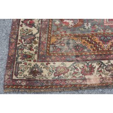 Kayra Export Eskitme Halı, Türk Halısı, Halı, 181 x 306  cm  Kırmızı Halı, Bahçe Salon Halı, Bohemsı Salon Halı,  788