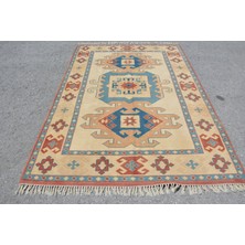 Kayra Export Türk Halısı, Eskitme Halı, Halı, 176 x 256  cm  Bej Halı, Dekoratif Yer Halı, El Yapımı Salon Halı,  104