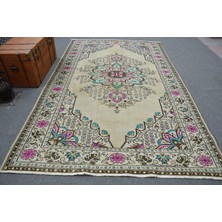 Kayra Export Türk Halısı, Eskitme Halı, Halı, 199 x 320  cm  Kahverengi Halı, El Yapımı Salon Halı,  11713