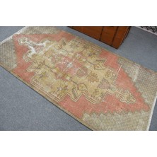 Kayra Export Türk Halısı, Eskitme Halı, Halı, 115 x 224  cm  Kırmızı Halı, Bohemsı Alan Halı, El Yapımı Alan Halı,  1