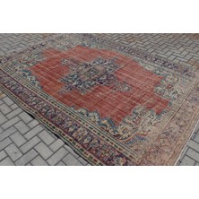 Kayra Export Eskitme Halı, Türk Halısı, Halı, 217 x 305  cm  Kırmızı Halı, Bohemsı Oturma Odası Halı,  6837