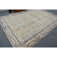 Kayra Export Türk Halısı, Eskitme Halı, Halı, 247 x 355  cm  Bej Halı, Organik Oturma Odası Halı,  11648