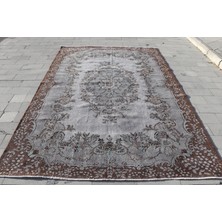Kayra Export Eskitme Halı, Türk Halısı, Halı, 222 x 325  cm  Gri Halı, Organik Oturma Odası Halı,  1151