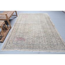 Kayra Export Eskitme Halı, Türk Halısı, Halı, 194 x 284  cm  Bej Halı, El Dokuma Büyük Halı, Yün Oturma Odası Halı,