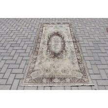 Kayra Export Türk Halısı, Eskitme Halı, Halı, 108 x 212  cm  Bej Halı,  Banyo Halı, Dekoratif Banyo Halı,  6650