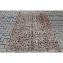 Kayra Export Türk Halısı, Eskitme Halı, Halı, 140 x 186  cm  Turuncu Halı, Dekoratif Banyo Halı,  6655