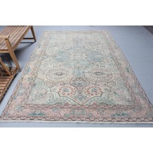 Kayra Export Eskitme Halı, Türk Halısı, Halı, 194 x 289  cm  Kahverengi Halı, Bohemsı Yer Halı, Anadolusı Oturma Odas