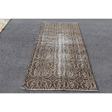 Kayra Export Türk Halısı, Eskitme Halı, Halı, 112 x 208  cm  Bej Halı, Yün Alan Halı, Banyo Halı,  5482