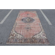 Kayra Export Eskitme Halı, Türk Halısı, Halı, 144 x 314  cm  Kırmızı Halı, Kabilesı Oturma Odası Halı,  5839