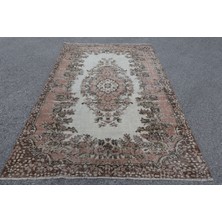 Kayra Export Türk Halısı, Eskitme Halı, Halı, 167 x 272  cm  Bej Halı, Organik Oturma Odası Halı,  5852
