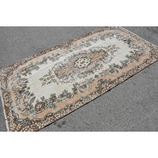 Kayra Export Türk Halısı, Eskitme Halı, Halı, 126 x 238  cm  Kahverengi Halı, El Dokuma Banyo Halı,  6228