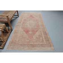 Kayra Export Türk Halısı, Eskitme Halı, Halı, 129 x 261  cm  Kırmızı Halı, El Yapımı Banyo Halı,  9450