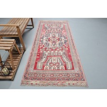 Kayra Export Eskitme Halı, Türk Halısı, Halı, 112 x 265  cm  Kırmızı Halı, Bahçe Alan Halı, Kabilesı Alan Halı,  9460