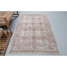 Kayra Export Eskitme Halı, Türk Halısı, Halı, 130 x 204  cm  Bej Halı, Bohemsı Banyo Halı, Anadolusı Alan Halı,  9467