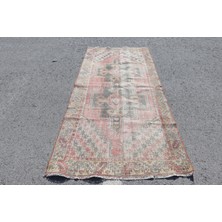 Kayra Export Türk Halısı, Eskitme Halı, Halı, 114 x 250  cm  Kırmızı Halı, Yün Alan Halı, Dekoratif Alan Halı,  4608
