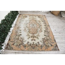 Kayra Export Eskitme Halı, Türk Halısı, Halı, 150 x 226  cm  Bej Halı, El Yapımı Alan Halı,  Banyo Halı,  3929