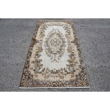 Kayra Export Eskitme Halı, Türk Halısı, Halı, 114 x 211  cm  Kahverengi Halı, Anadolusı Banyo Halı,  6432