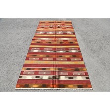 Kayra Export Eskitme Halı, Türk Halısı, Halı, 135 x 290  cm  Kırmızı Halı, Bohemsı Yer Halı,  Yer Halı,  5109