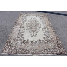 Kayra Export Türk Halısı, Eskitme Halı, Halı, 172 x 283  cm  Bej Halı, Dekoratif Büyük Halı, Bahçe Yer Halı,  6242