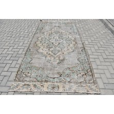 Kayra Export Eskitme Halı, Türk Halısı, Halı, 143 x 287  cm  Kahverengi Halı, Organik Yer Halı, El Dokuma Büyük Halı,
