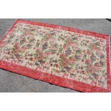 Kayra Export Türk Halısı, Eskitme Halı, Halı, 115 x 197  cm  Kırmızı Halı,  Banyo Halı, Dekoratif Alan Halı,  7091