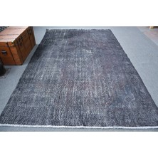 Kayra Export Eskitme Halı, Türk Halısı, Halı, 205 x 335  cm  Siyah Halı,  Salon Halı, Organik Büyük Boy Halı,  11841