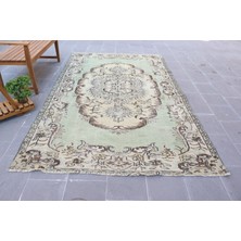 Kayra Export Eskitme Halı, Türk Halısı, Halı, 179 x 293  cm  Yeşil Halı, El Dokuma Büyük Halı, Ofice Yer Halı,  3768
