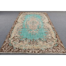 Kayra Export Türk Halısı, Eskitme Halı, Halı, 191 x 312  cm  Kahverengi Halı, Organik Büyük Halı,  12140