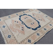 Kayra Export Eskitme Halı, Türk Halısı, Halı, 181 x 247  cm  Mavi Halı, Anadolusı Oturma Odası Halı,  7699