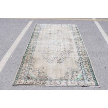 Kayra Export Eskitme Halı, Türk Halısı, Halı, 158 x 252  cm  Bej Halı, Yün Büyük Halı, Ofice Salon Halı,  6481