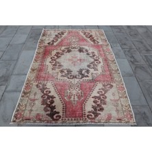 Kayra Export Eskitme Halı, Türk Halısı, Halı, 132 x 205  cm  Kırmızı Halı, Bohemsı Banyo Halı, Ofice Alan Halı,  2901
