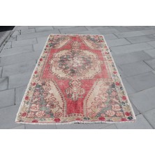 Kayra Export Eskitme Halı, Türk Halısı, Halı, 129 x 221  cm  Kırmızı Halı, Yün Banyo Halı, Banyo Halı,  2867