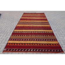 Kayra Export Eskitme Halı, Türk Halısı, Halı, 175 x 365  cm  Kırmızı Halı, Yün Salon Halı, Yer Halı,  7729