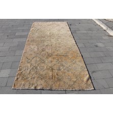 Kayra Export Eskitme Halı, Türk Halısı, Halı, 140 x 292  cm  Kahverengi Halı,  Yer Halı, Bohemsı Yer Halı,  1542