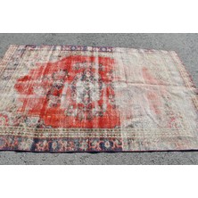 Kayra Export Türk Halısı, Eskitme Halı, Halı, 150 x 242  cm  Kırmızı Halı, Bahçe Banyo Halı, El Yapımı Alan Halı,  68