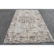 Kayra Export Türk Halısı, Eskitme Halı, Halı, 174 x 277  cm  Bej Halı, El Yapımı Yer Halı, Bahçe Oturma Odası Halı,